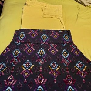2 Lularoe Irma and Azure Outfits